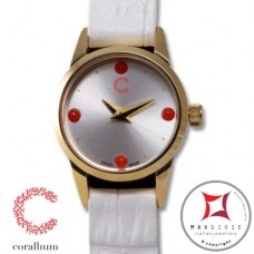 Orologio Corallium 20mm movimento svizzero con corallo id03w