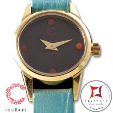 Orologio Corallium 20mm movimento svizzero con corallo id07w