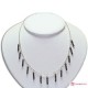 Collana e Orecchini Perle griglie 3½mm in Argento