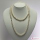 Collana Perle coltivate 7½-8mm L100 in Argento