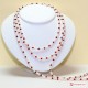 Collana Perle e Cristallo L. 2 metri in Argento