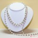 Collana Perle ed Ematite L. 2 metri in Argento