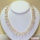 Collana Perle frangia naturali in Argento