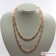 Collana Perle Biwa multicolor TOP 6-6½mm L100 in Oro 18K