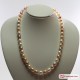 Collana Perle Biwa multicolor TOP 10-11mm in Oro 18K
