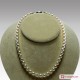 Collana Perle Akoya giapponesi bianche TOP 8-8½mm in Oro 18K