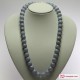 Collana Calcedonio Extra pallini 14mm in Argento