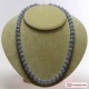 Collana Calcedonio Extra pallini 10mm in Argento