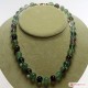 Collana Fluorite Extra pallini 12mm in Argento