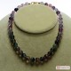 Collana Fluorite Extra pallini 10mm in Argento