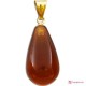 Pendente Corniola Extra 10x17mm in Oro 18K