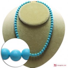 Collana Turchese Extra 8mm in Oro 18K [varie lunghezze]