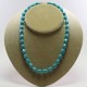 Collana Turchese Extra 10x13mm sassolini in Oro 18K