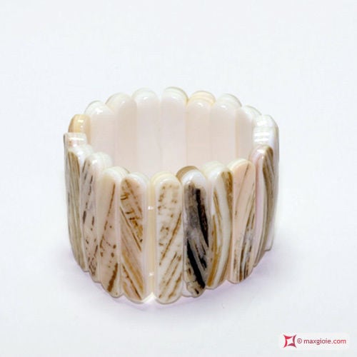 Trendy Bracelet Extensible natural shell id04